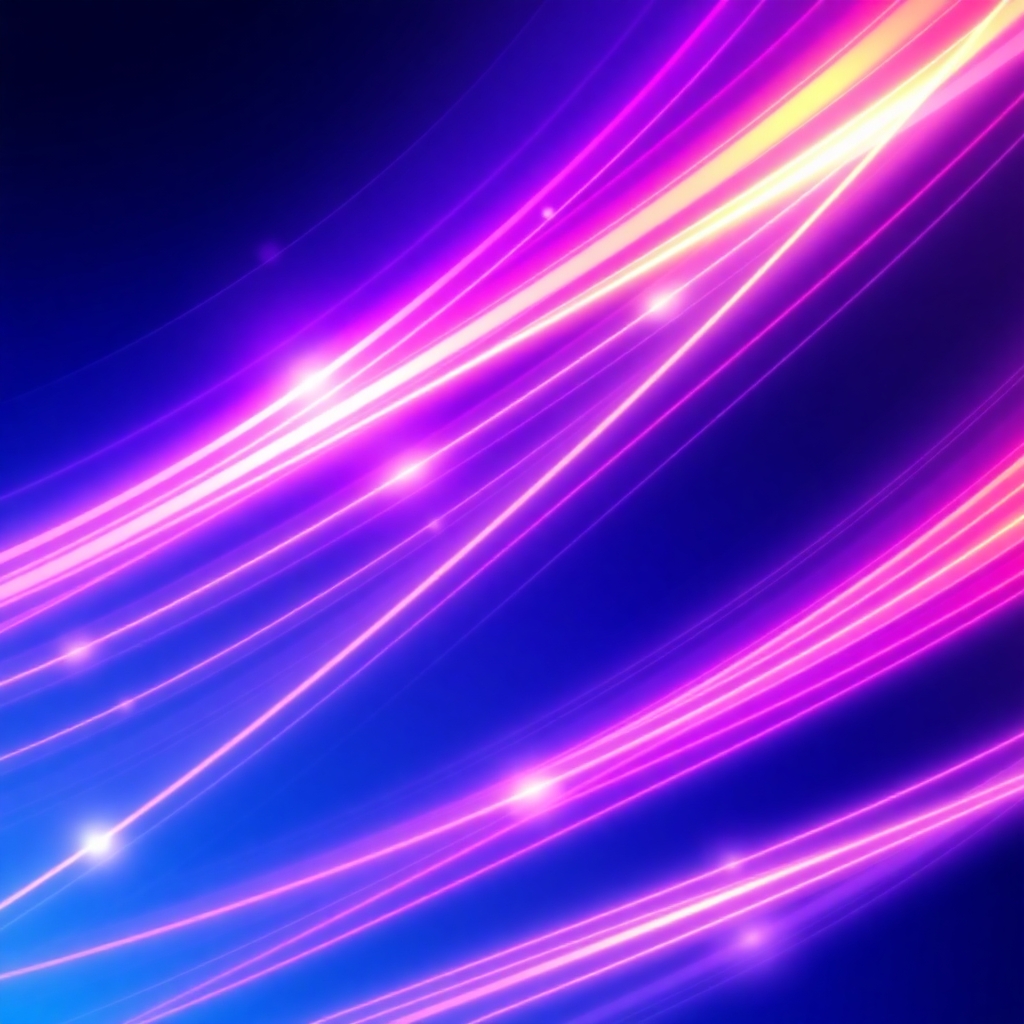 Decorative image 52 pink and purple rays